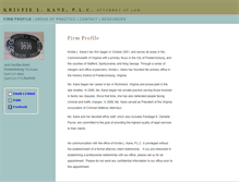 Tablet Screenshot of kristiekane.com